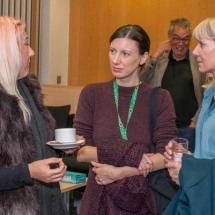 Enjoying refreshments1